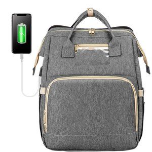 Realer 3 in 1 Diaper Bag Backpack - Grey - NWOT